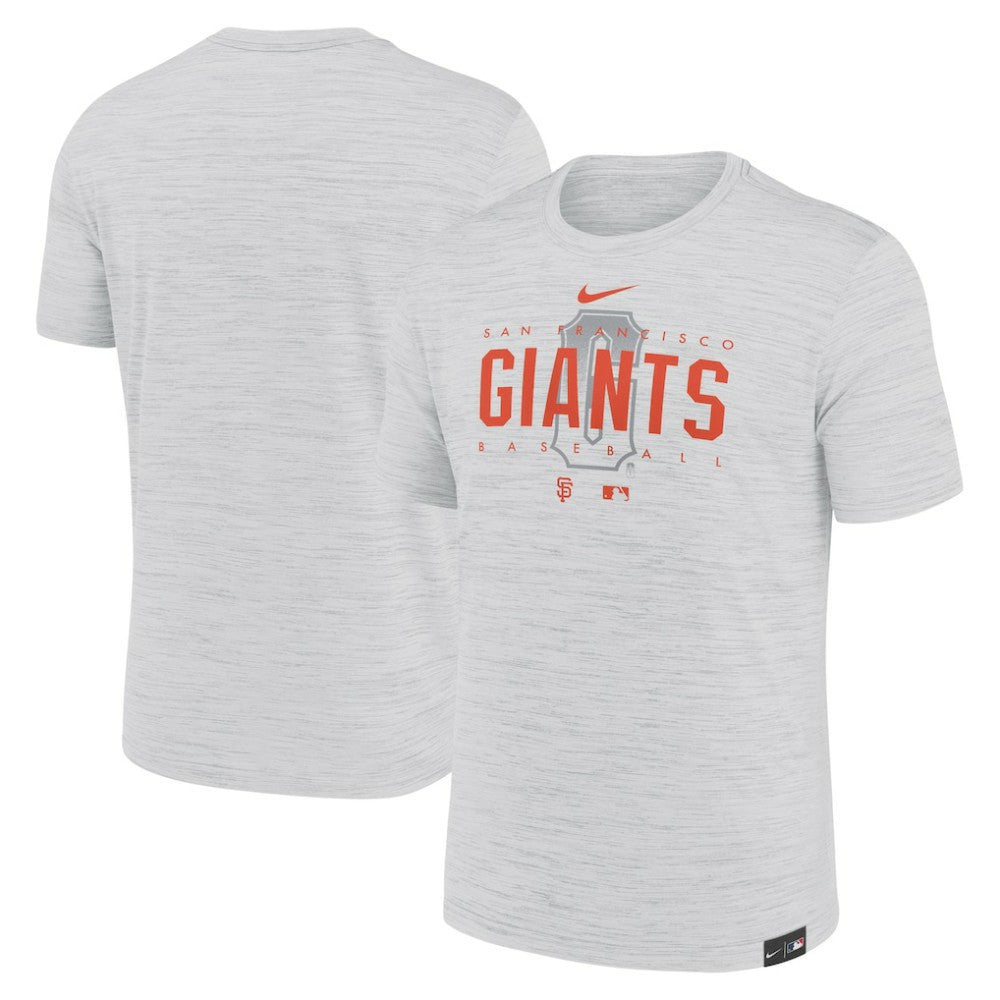 San Francisco Giants City Connect Velocity Practice Performance T-Shirt Gray