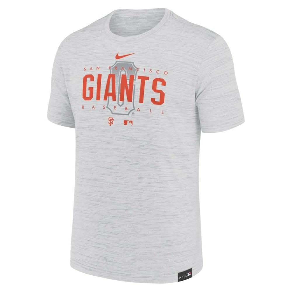 San Francisco Giants City Connect Velocity Practice Performance T-Shirt Gray