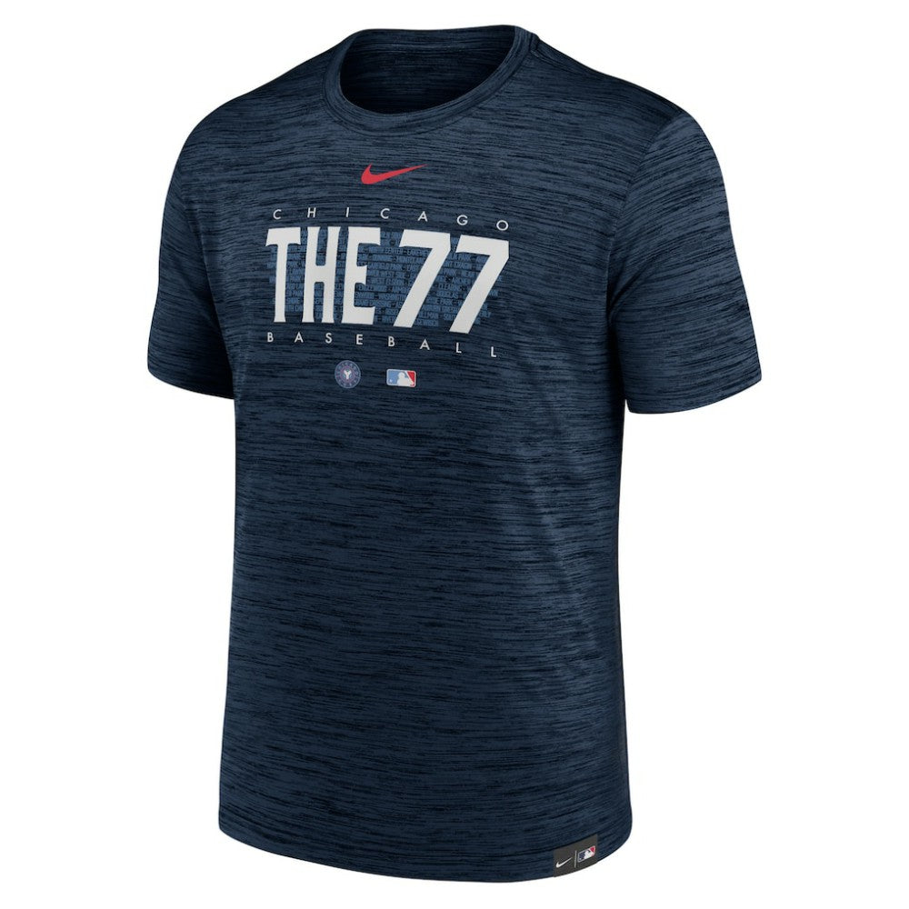Chicago Cubs City Connect Velocity Practice Performance T-Shirt Navy