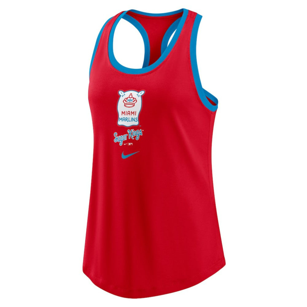 Miami Marlins Women's City Connect Tri-Blend Tank Top Red