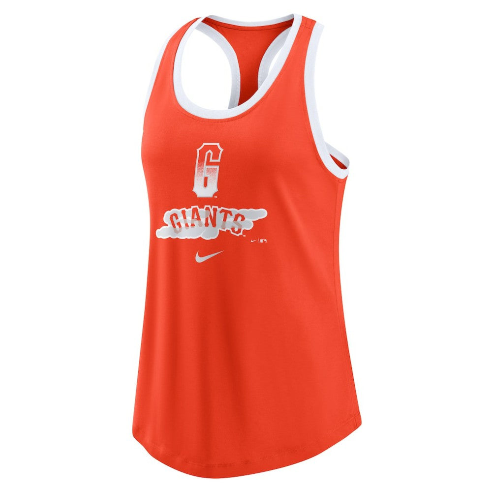 San Francisco Giants Women's City Connect Tri-Blend Tank Top Orange