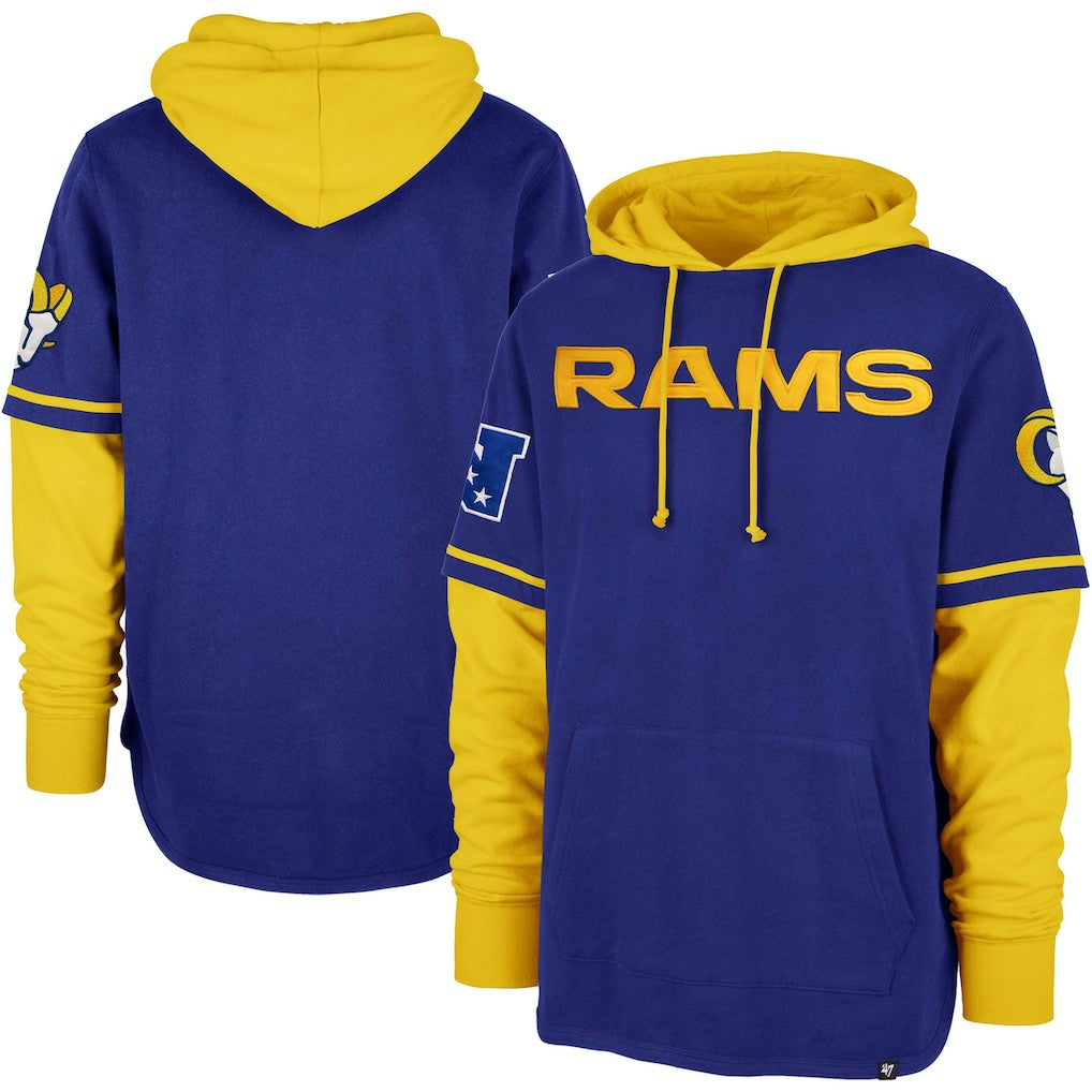 Los Angeles Rams '47 Shortstop Pullover Hoodie - Royal outlet