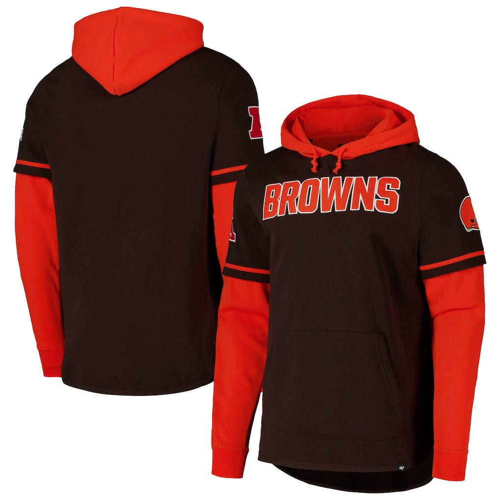 Cleveland Browns '47 Shortstop Pullover Hoodie - Brown online