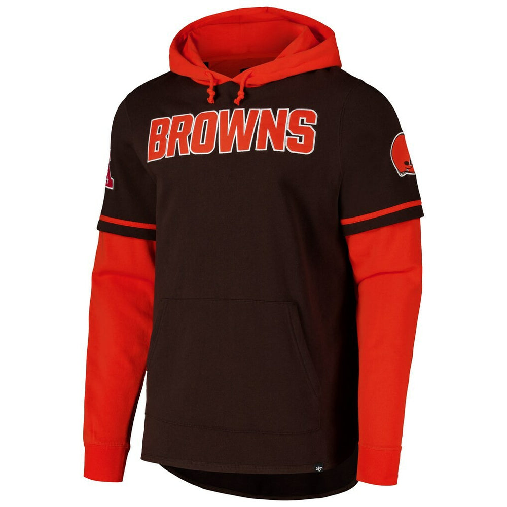 Cleveland Browns '47 Shortstop Pullover Hoodie - Brown online