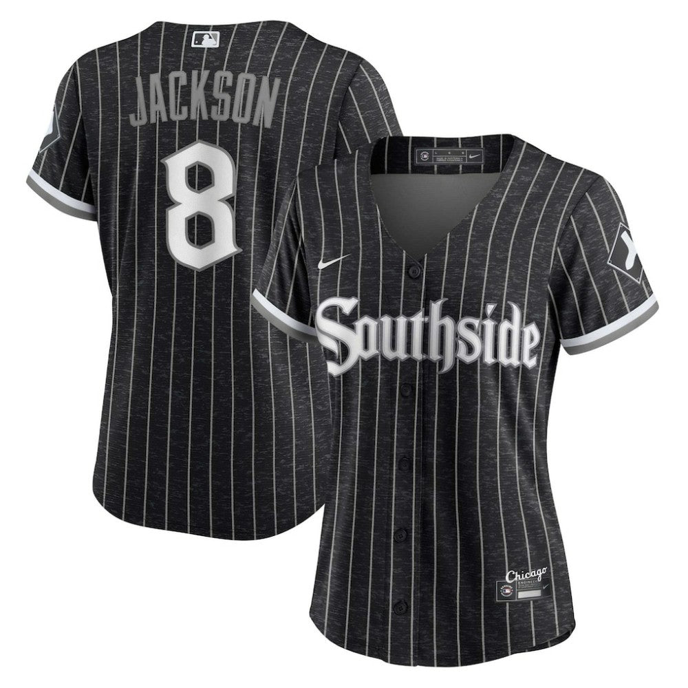 Bo Jackson Chicago White Sox Women's City Connect Replica Player Jersey Black