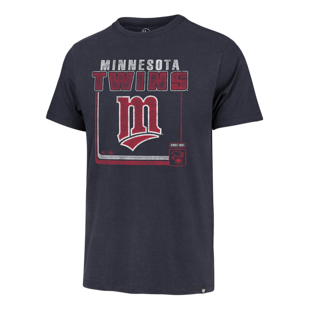 Minnesota Twins Cooperstown Collection Borderline Franklin T-Shirt Navy