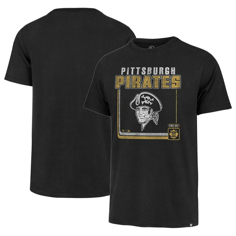 Pittsburgh Pirates Cooperstown Collection Borderline Franklin T-Shirt Black