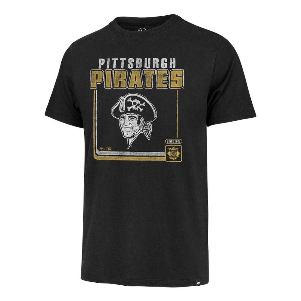 Pittsburgh Pirates Cooperstown Collection Borderline Franklin T-Shirt Black