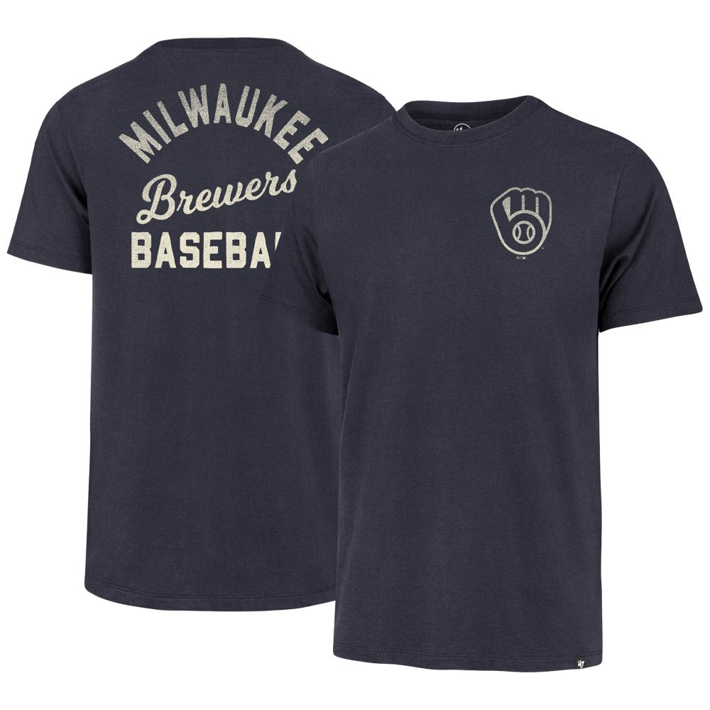 Milwaukee Brewers Turn Back Franklin T-Shirt Navy