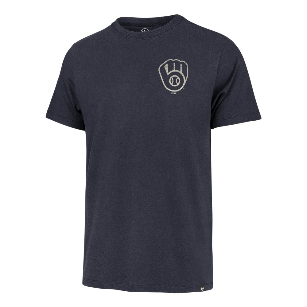 Milwaukee Brewers Turn Back Franklin T-Shirt Navy