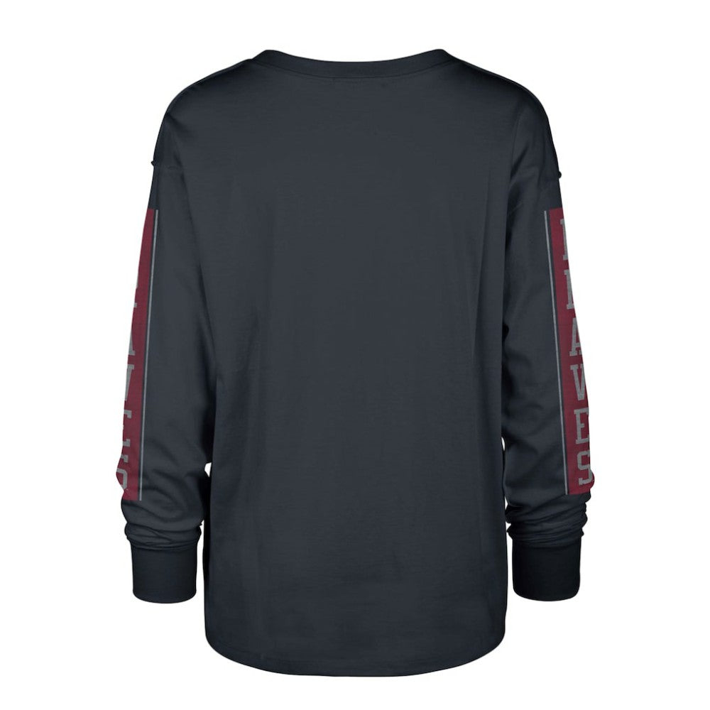 Atlanta Braves Women's Statement Long Sleeve T-Shirt Navy