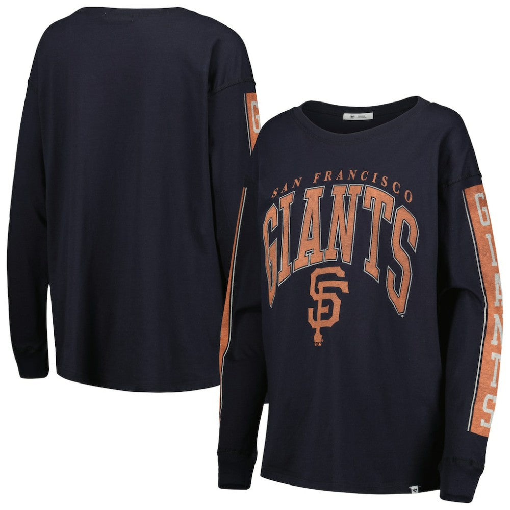 San Francisco Giants Women's Statement Long Sleeve T-Shirt Black