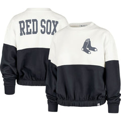 Boston Red Sox Women's Take Two Bonita Pullover Sweatshirt White/Navy