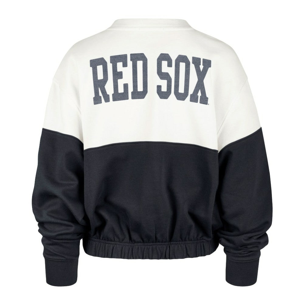 Boston Red Sox Women's Take Two Bonita Pullover Sweatshirt White/Navy
