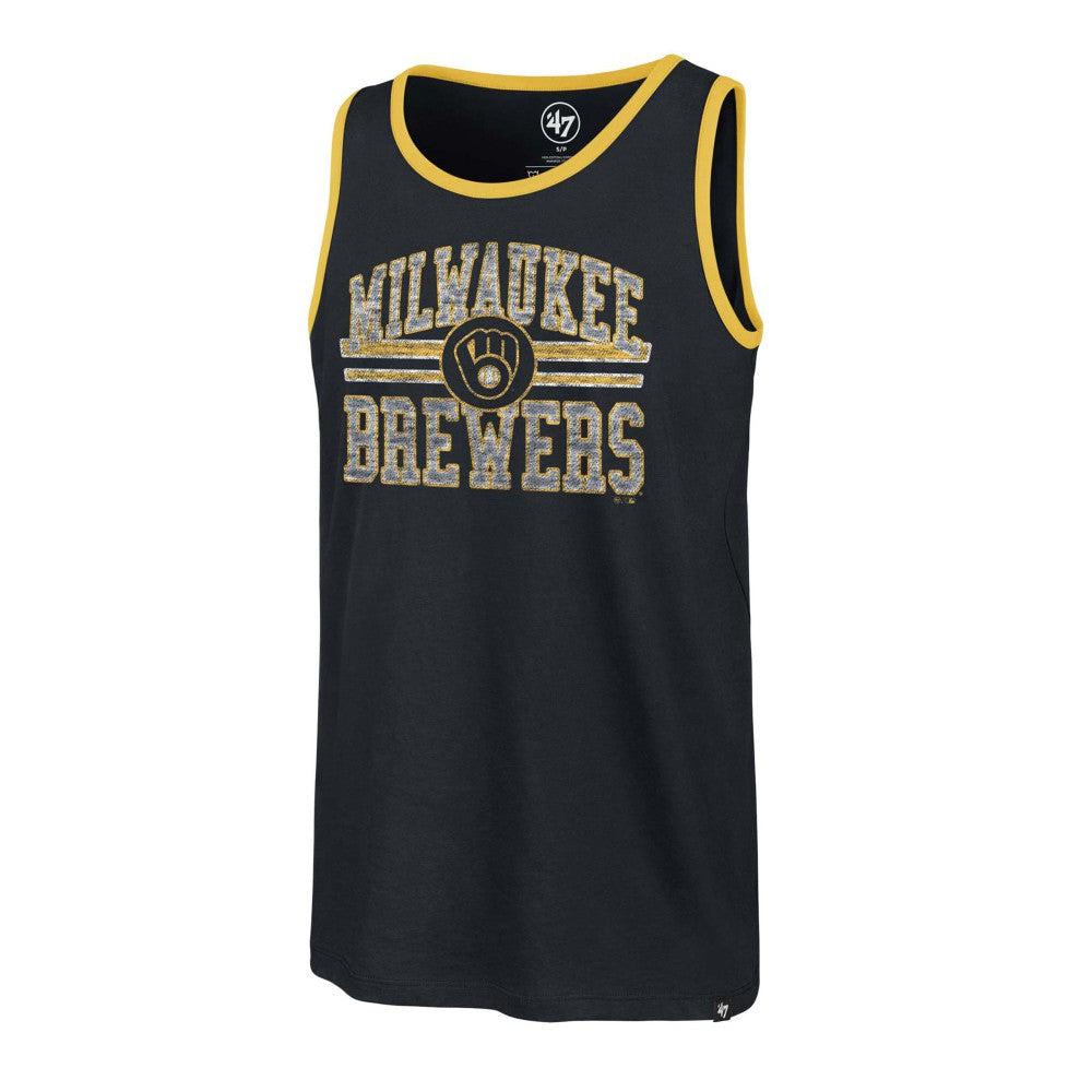 Milwaukee Brewers Winger Franklin Tank Top Navy