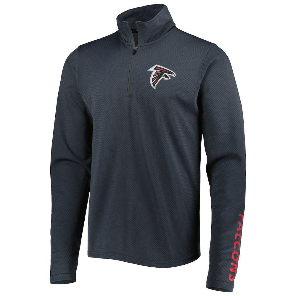 Atlanta Falcons MSX by Michael Strahan Half-Zip Pullover - Charcoal for sale