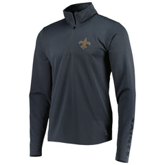 New Orleans Saints MSX by Michael Strahan Half-Zip Pullover - Charcoal discount