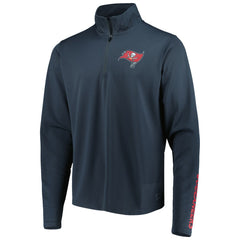 Tampa Bay Buccaneers MSX by Michael Strahan Half-Zip Pullover - Charcoal cheap