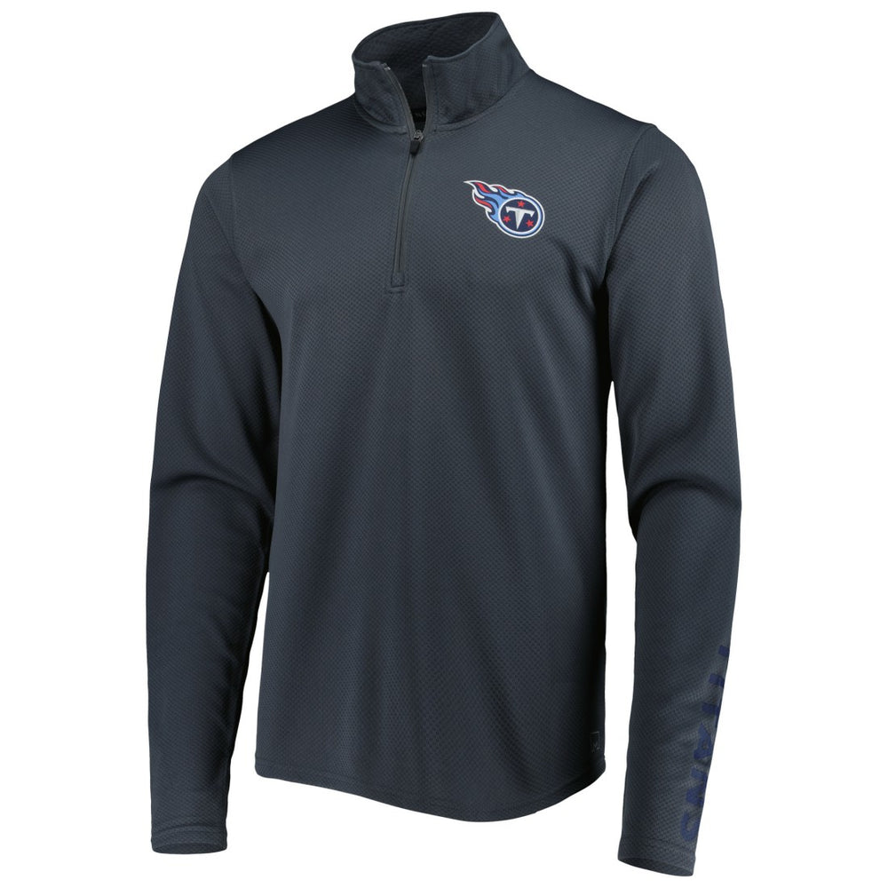 Tennessee Titans MSX by Michael Strahan Half-Zip Pullover - Charcoal sale