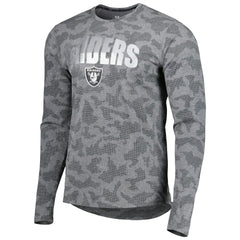 Las Vegas Raiders MSX by Michael Strahan Performance Camo Long Sleeve T-Shirt - Black online