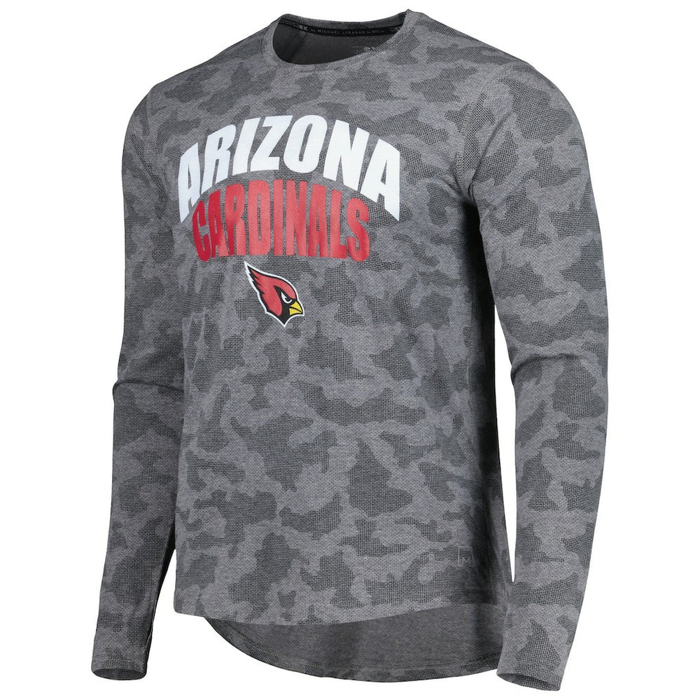 Arizona Cardinals MSX by Michael Strahan Performance Camo Long Sleeve T-Shirt - Gray for sale