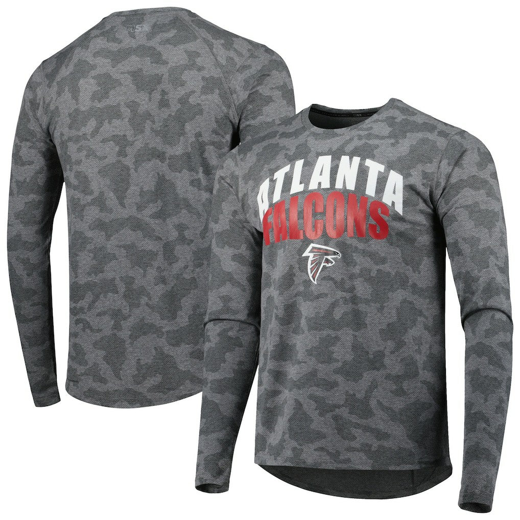 Atlanta Falcons MSX by Michael Strahan Performance Camo Long Sleeve T-Shirt - Gray online