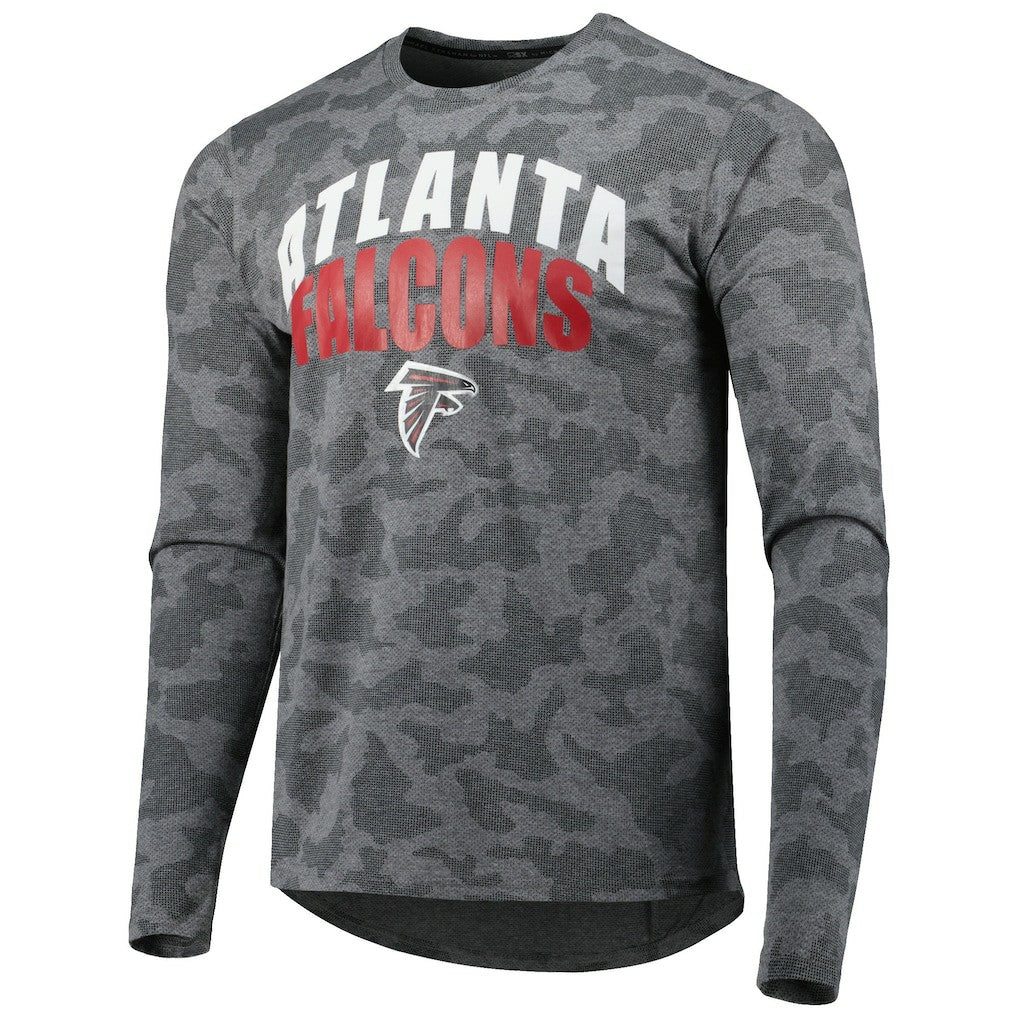 Atlanta Falcons MSX by Michael Strahan Performance Camo Long Sleeve T-Shirt - Gray online