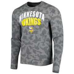 Minnesota Vikings MSX by Michael Strahan Performance Camo Long Sleeve T-Shirt - Black online
