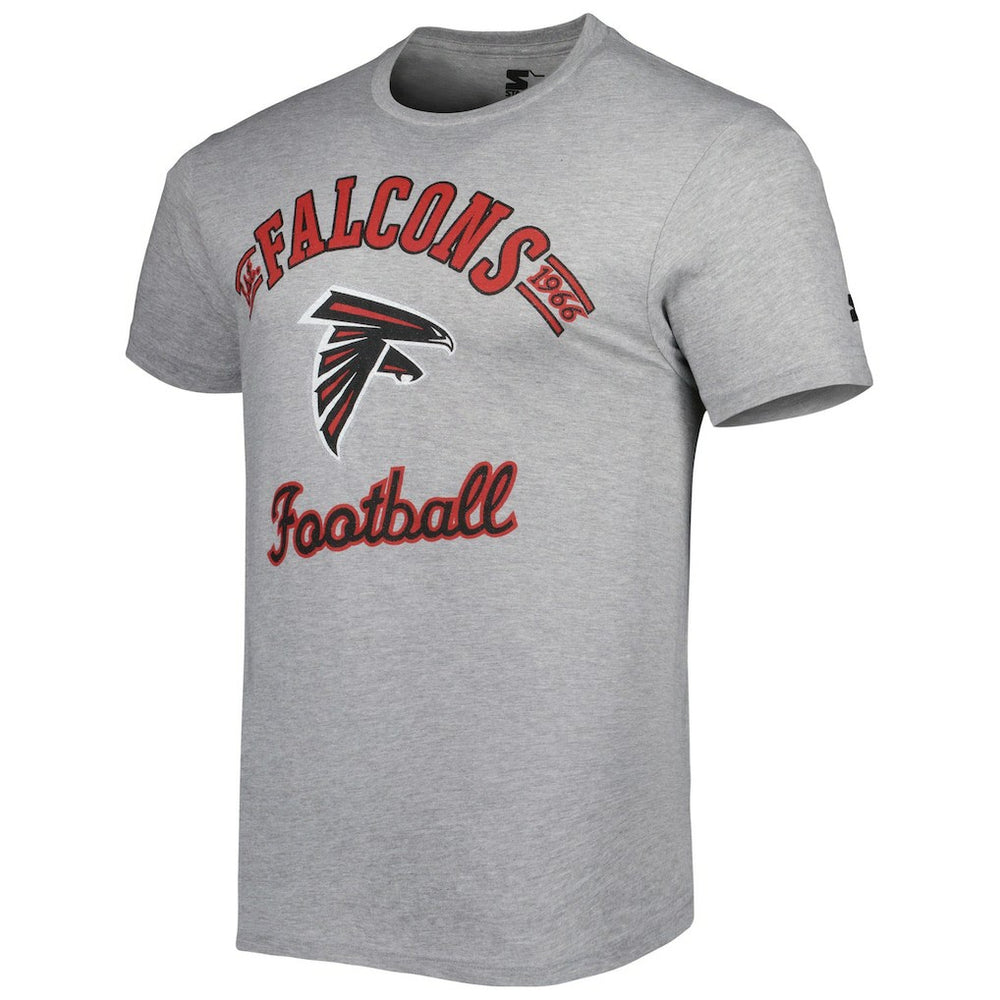 Atlanta Falcons Starter Prime Time T-Shirt - Heathered Gray on sale
