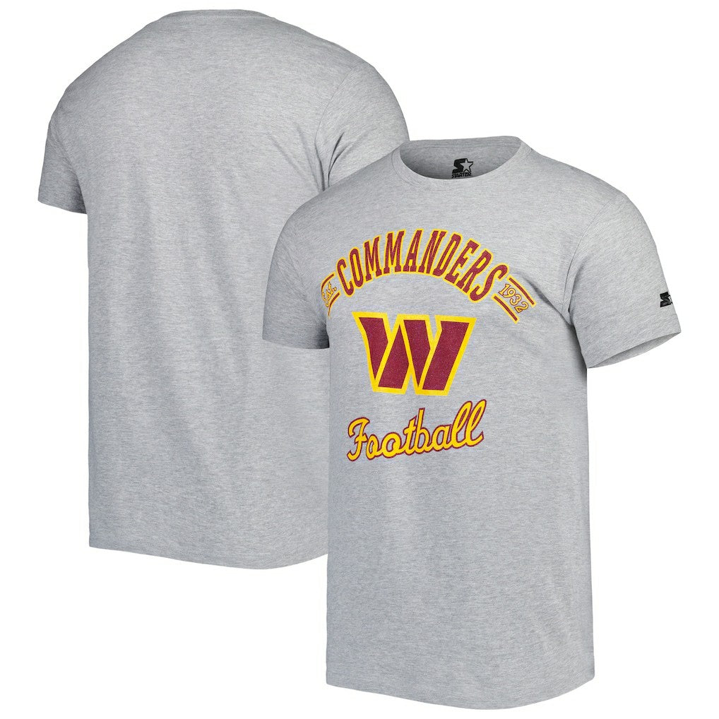 Washington Commanders Starter Prime Time T-Shirt - Heathered Gray for sale
