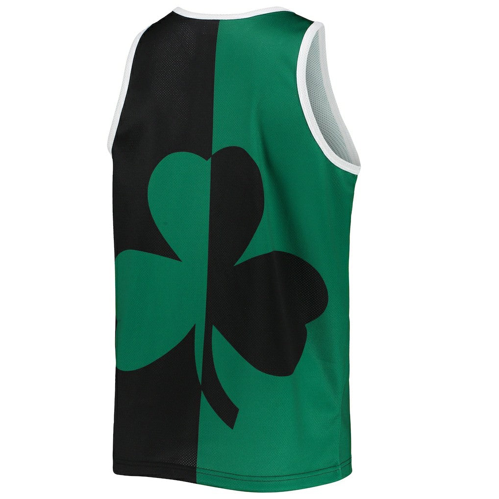 Larry Bird Boston Celtics Sublimated Player Tank Top - Kelly Green/Black on sale