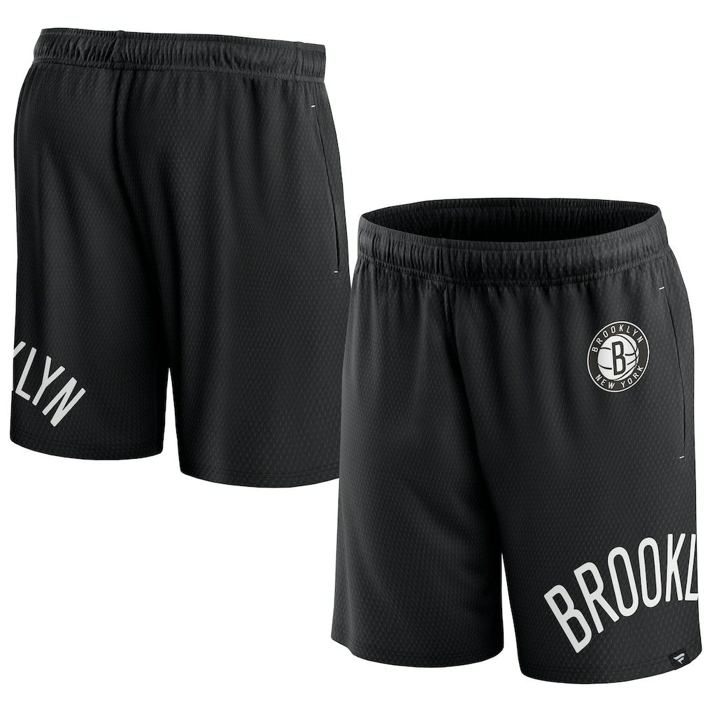 Brooklyn Nets Free Throw Mesh Shorts - Black for sale