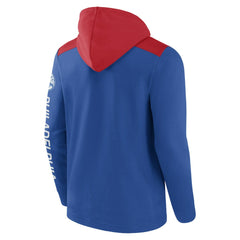 Philadelphia 76ers Skyhook Colorblock Full-Zip Hoodie - Royal/Red for sale