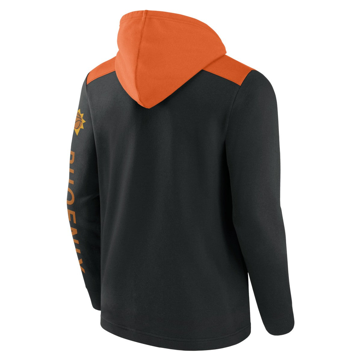 Phoenix Suns Skyhook Colorblock Full-Zip Hoodie - Black/Orange on sale
