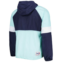 Seattle Kraken Tommy Hilfiger Raglan Half-Zip Jacket - Deep Sea Blue/White Jackets