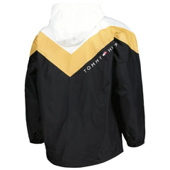 Vegas Golden Knights Tommy Hilfiger Women's Staci Half-Zip Windbreaker Jacket - Black/Gold Jackets