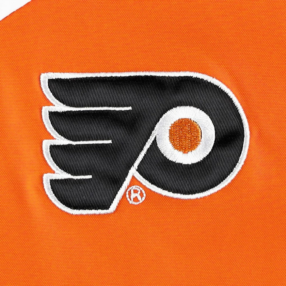 Philadelphia Flyers Tommy Hilfiger Women's Staci Half-Zip Windbreaker Jacket - Orange/Black Jackets