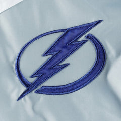 Tampa Bay Lightning Tommy Hilfiger Women's Staci Half-Zip Windbreaker Jacket - Blue/Silver Jackets