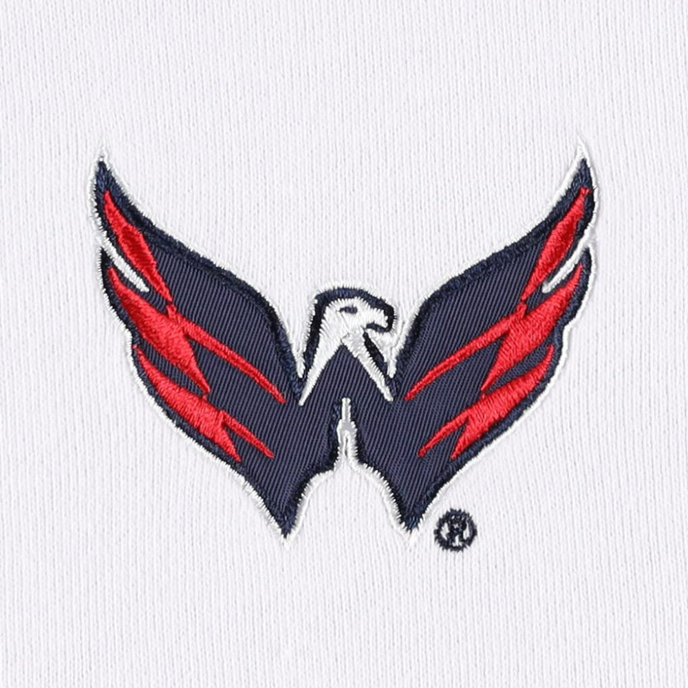 Washington Capitals DKNY Sport Women's Gina Full-Zip Hoodie - Red/White Hoodies