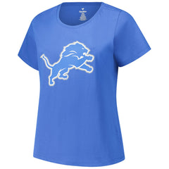 Aidan Hutchinson Detroit Lions Women's Plus Size Fair Catch Name & Number Scoop Neck T-Shirt - Blue outlet
