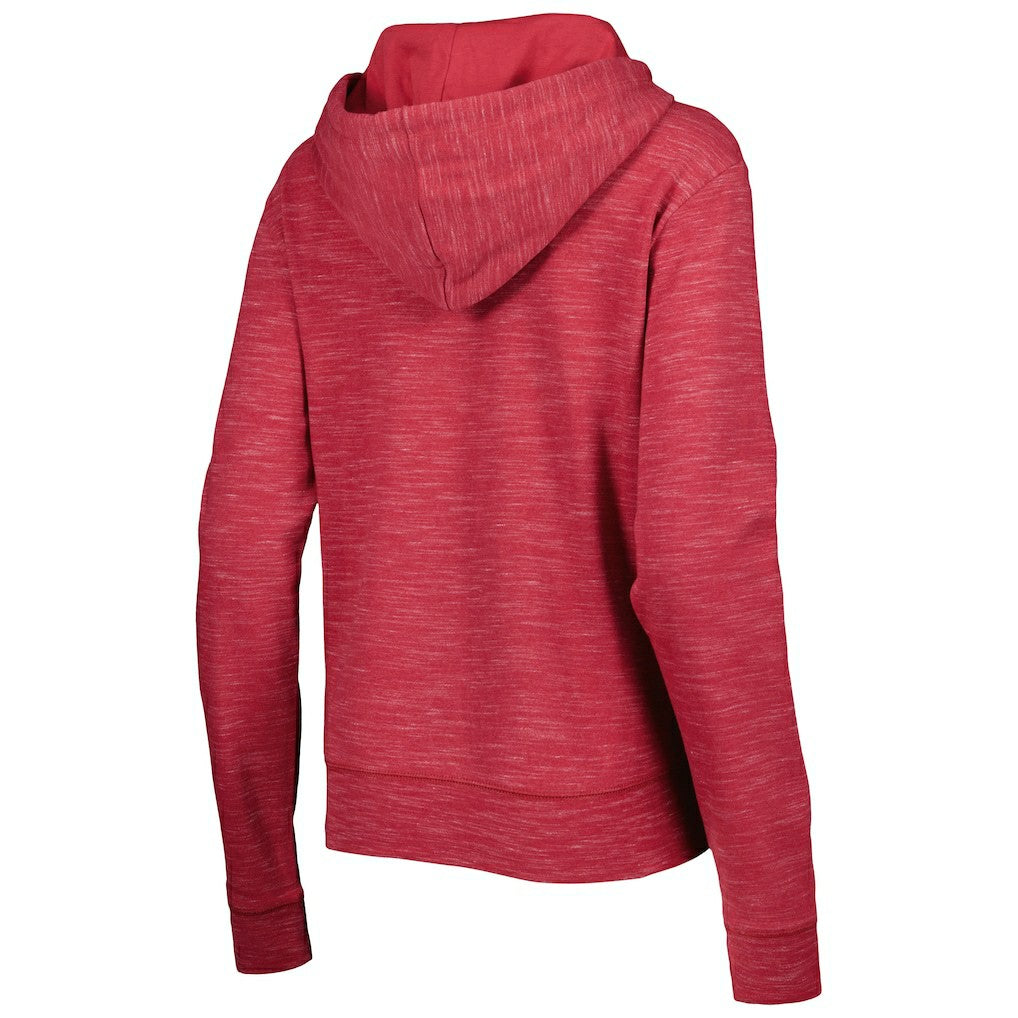 Arizona Cardinals New Era Women's Reverse Full-Zip Hoodie - Cardinal on sale