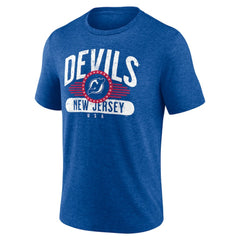 New Jersey Devils Badge of Honor Tri-Blend T-Shirt - Royal T-shirts