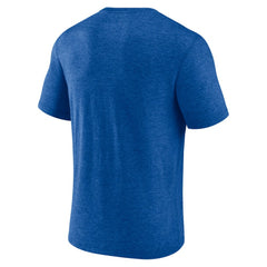 San Jose Sharks Badge of Honor Tri-Blend T-Shirt - Royal T-shirts