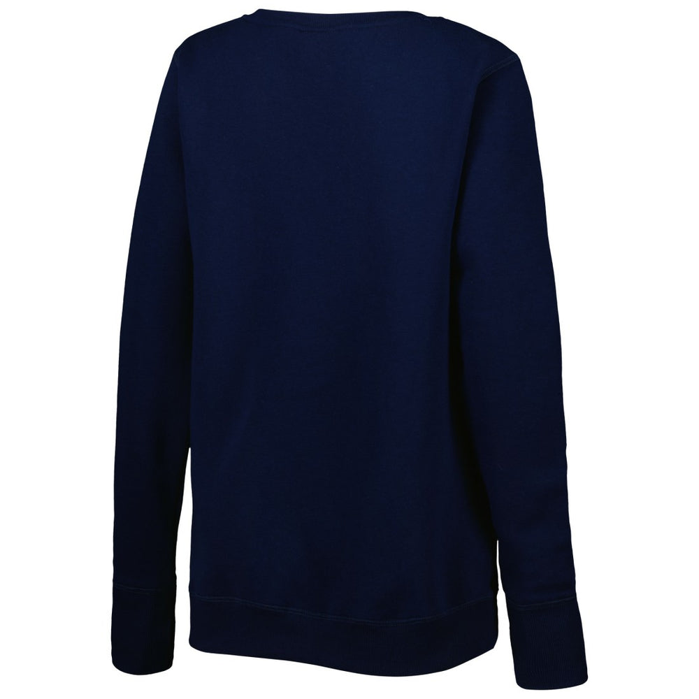 Tennessee Titans Cuce Women's Deep V-Neck Pullover Sweatshirt - Navy discount