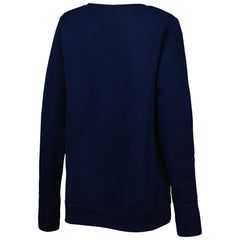 Tennessee Titans Cuce Women's Deep V-Neck Pullover Sweatshirt - Navy discount
