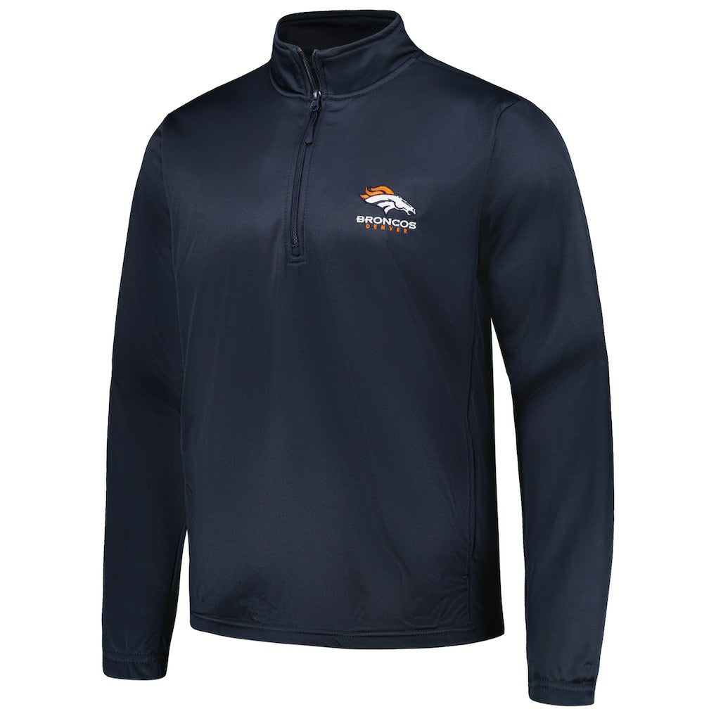 Denver Broncos Dunbrooke All-Star Tech Quarter-Zip Top - Navy discount