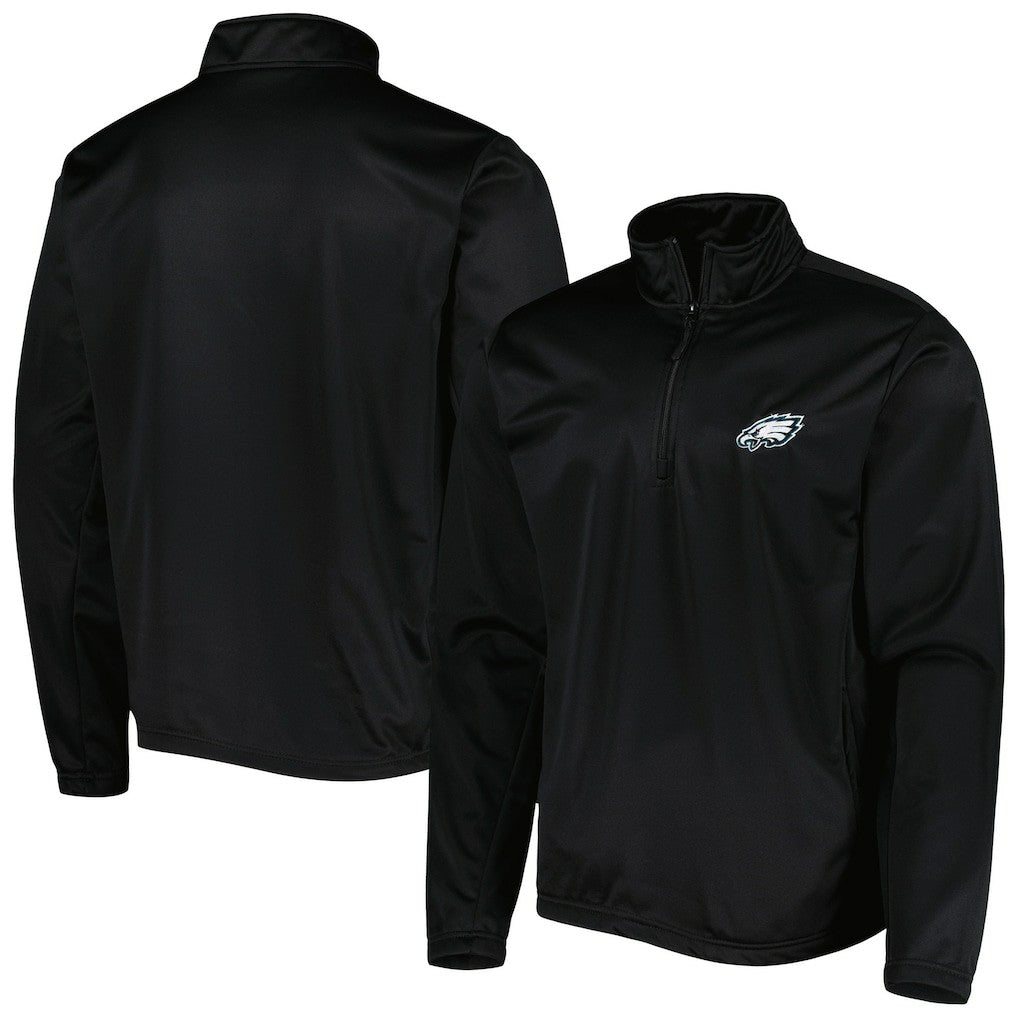 Philadelphia Eagles Dunbrooke All-Star Tech Quarter-Zip Top - Black on sale