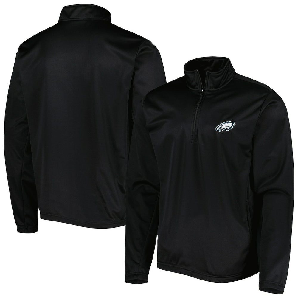 Philadelphia Eagles Dunbrooke All-Star Tech Quarter-Zip Top - Black on sale
