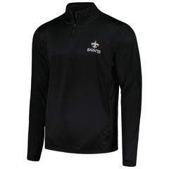 New Orleans Saints Dunbrooke All-Star Tech Quarter-Zip Top - Black sale