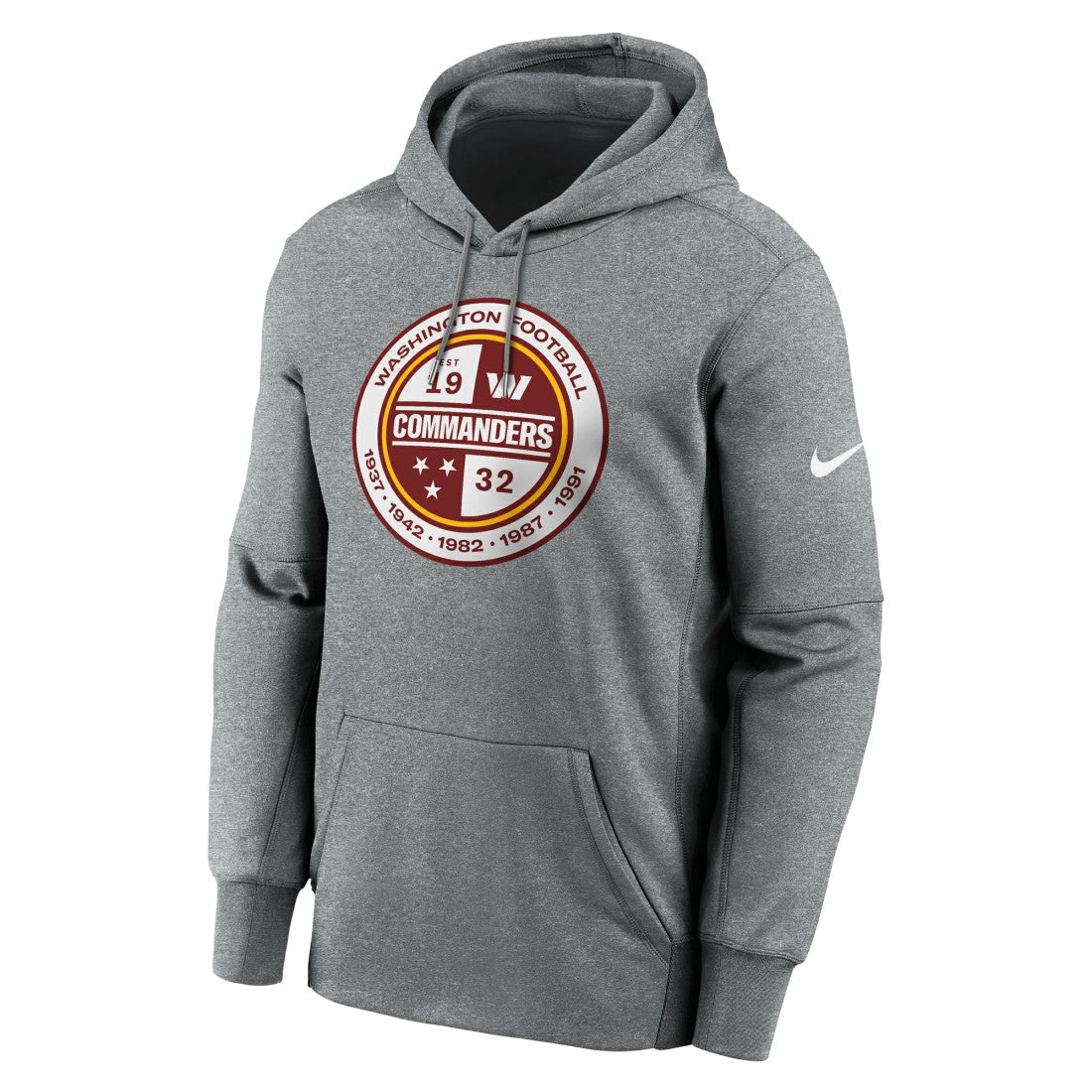 Washington Commanders Performance Pullover Hoodie - Heathered Gray for sale